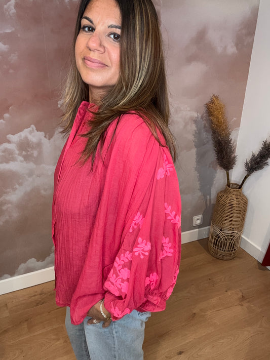 BLOUSE FRAMBOISE