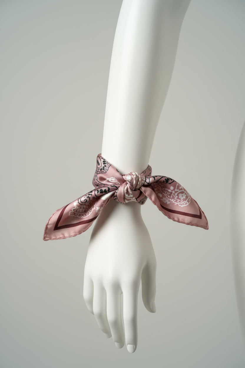 CARRÉ DE SOIE PRUNE