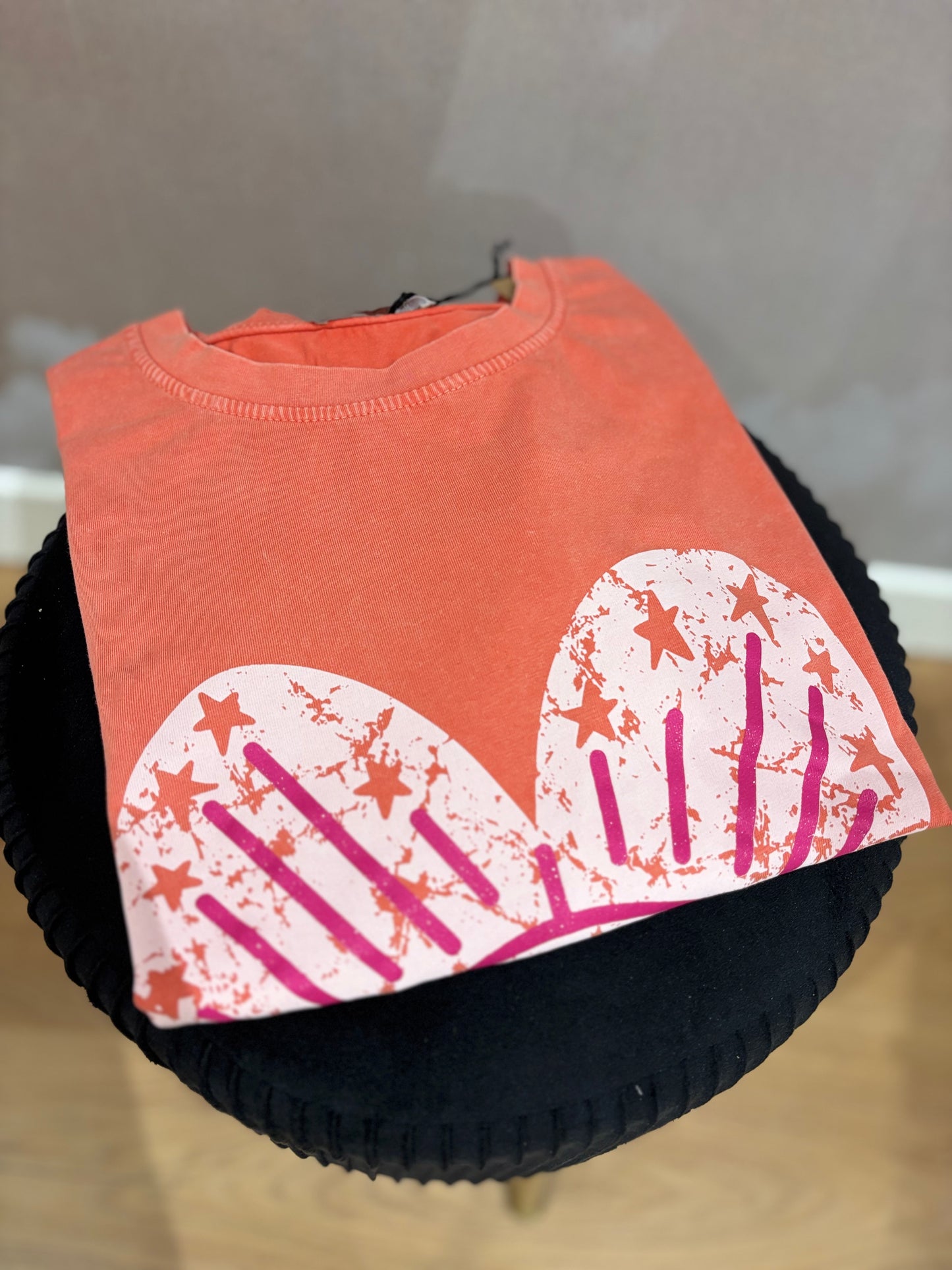 TEE- SHIRT CORAIL CŒUR ŒIL