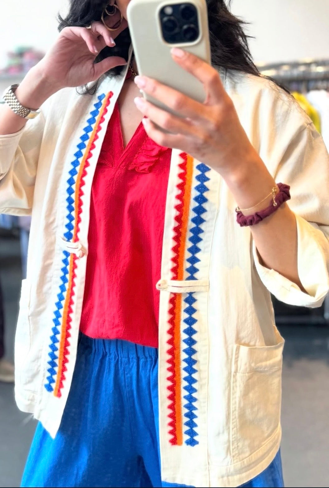 VESTE BOHÈME INDIA JOHANNA PARIS