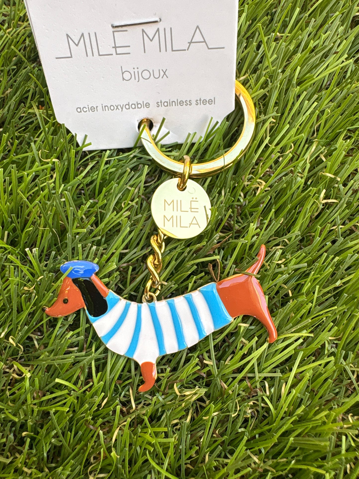 PORTE-CLEF TEKEL BLEU