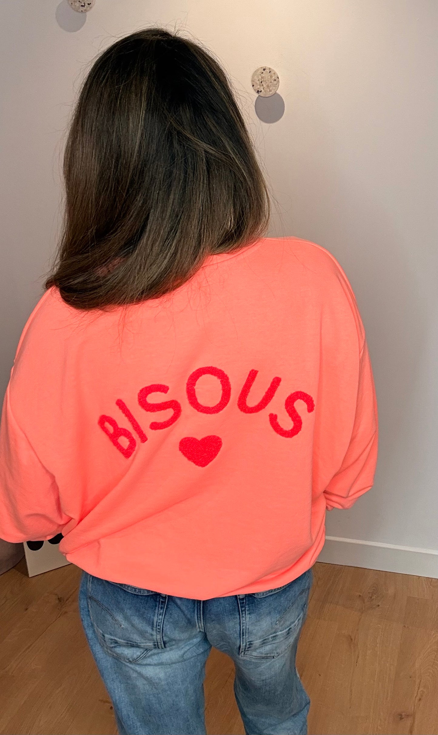 SWEAT BISOU CORAIL