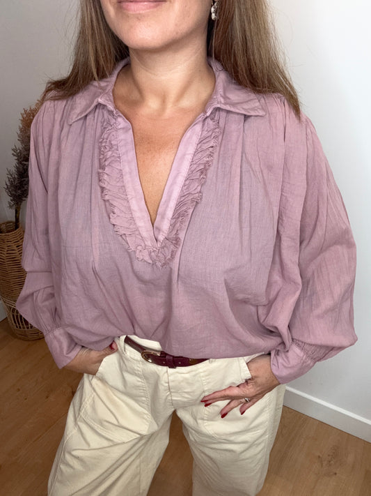 BLOUSE ROSE POUDRÉ