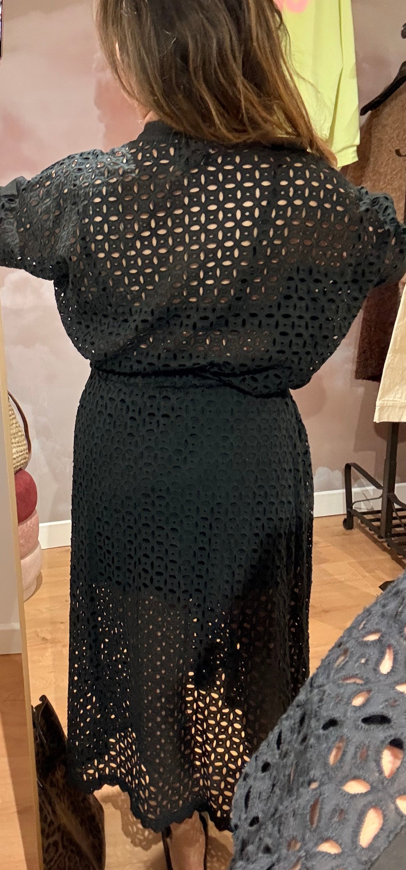 ENSEMBLE NOIR AJOURÉ JOHANNA PARIS