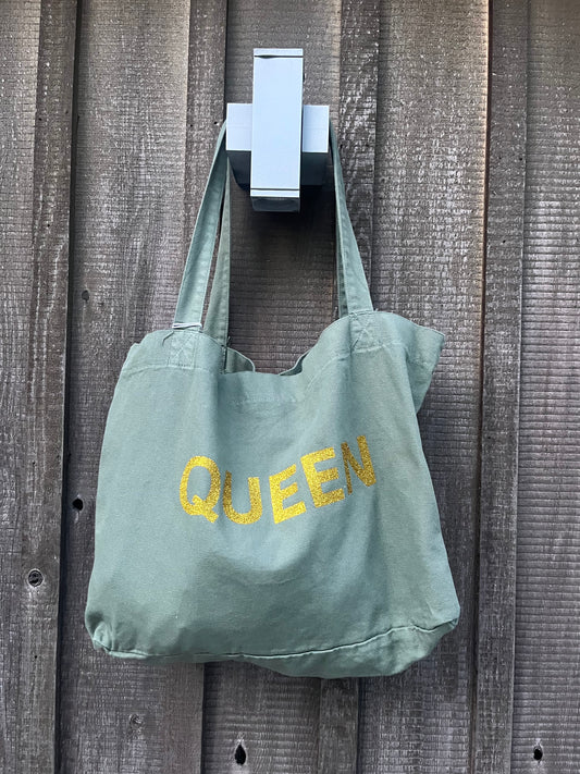 TOTE BAG QUEEN PAILLETÉ