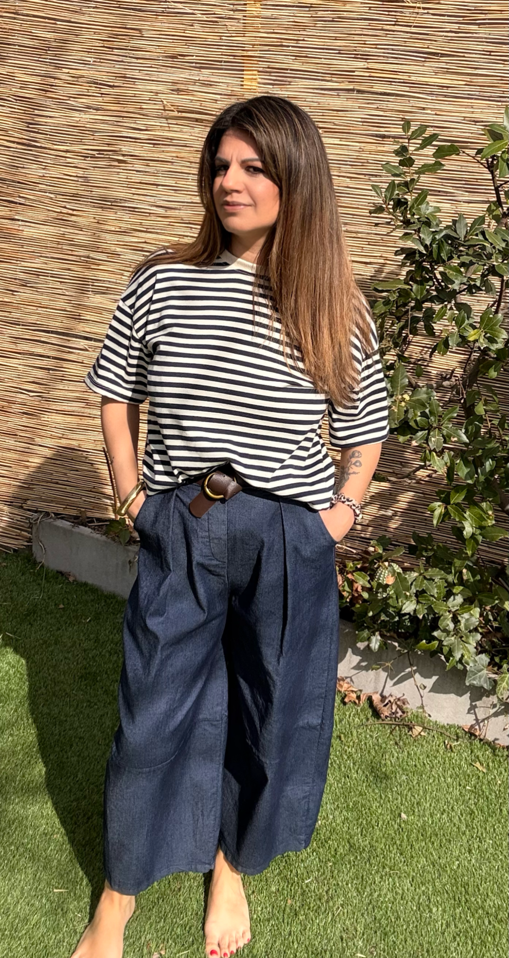 T SHIRT MARINIÈRE MARINE ET BLANC  JOHANNA PARIS