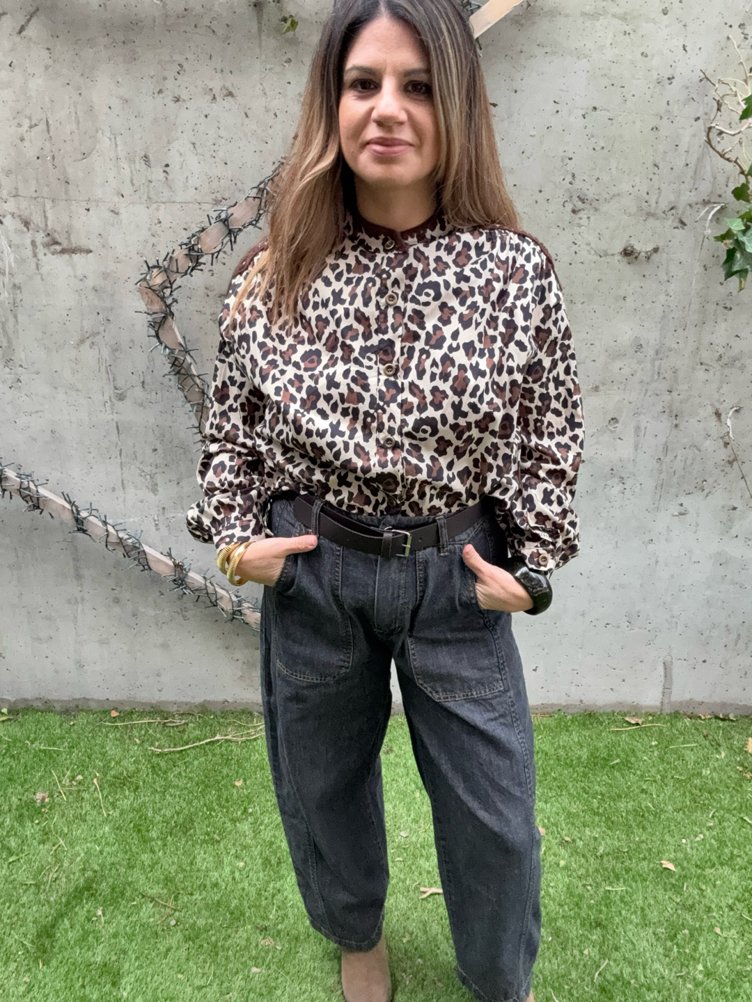 CHEMISE LIVIA LEOPARD