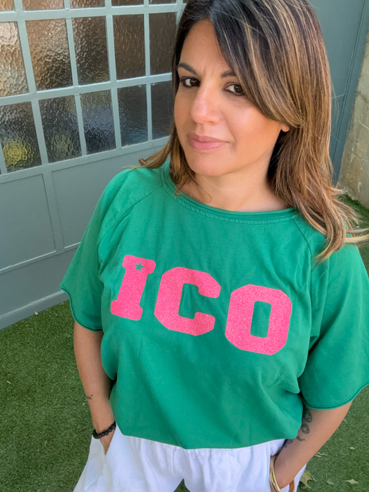 T-SHIRT  VERT ICO