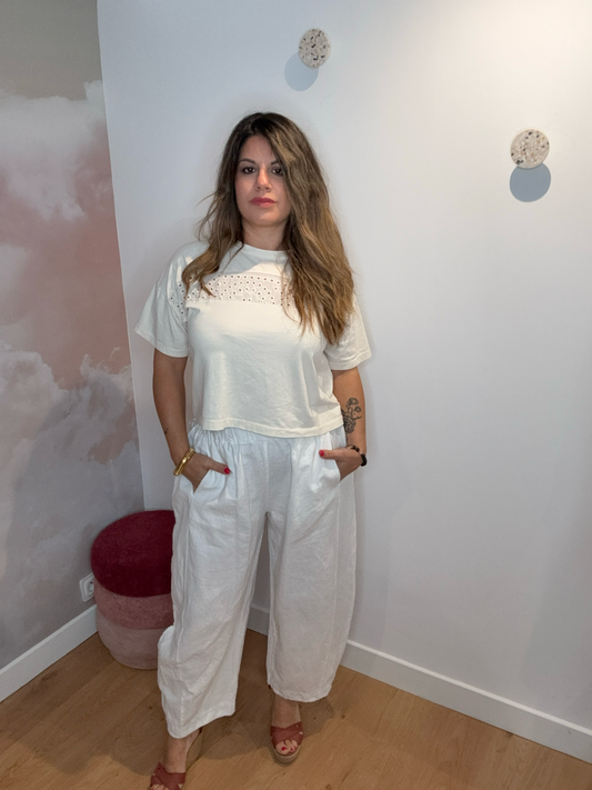 MAGIC BLANC EN LIN JOHANNA PARIS