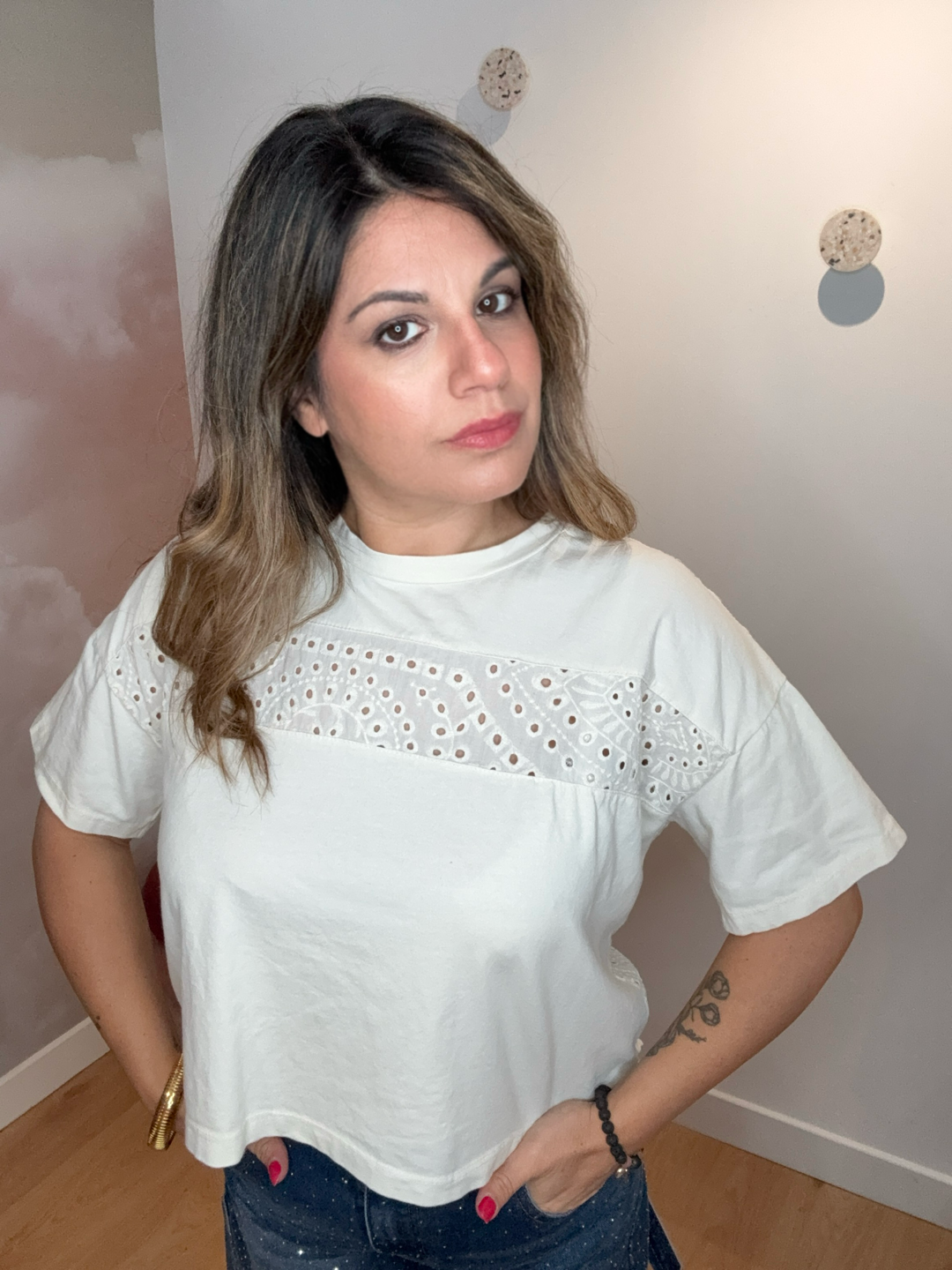 TOP ÉCRU JOHANNA PARIS