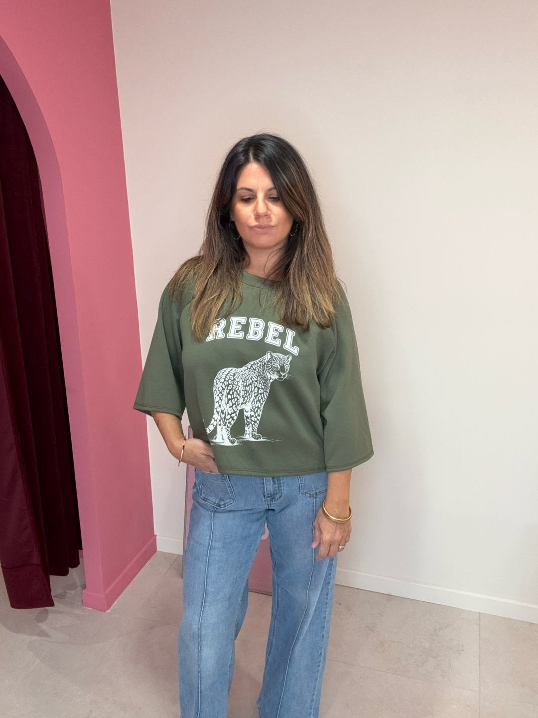SWEAT REBEL KAKI