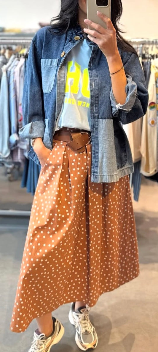 JUPE A POIS JOHANNA PARIS