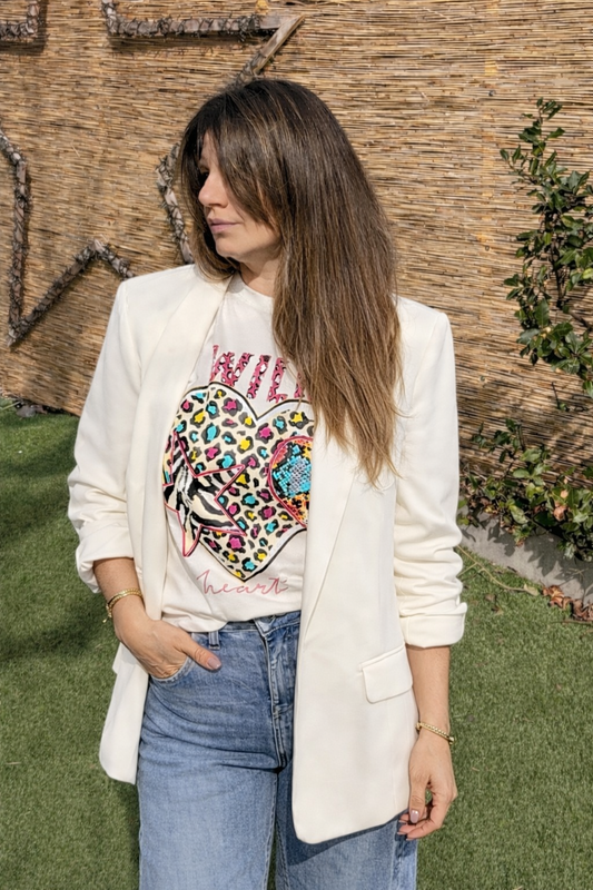BLAZER ÉCRU OVERSIZE