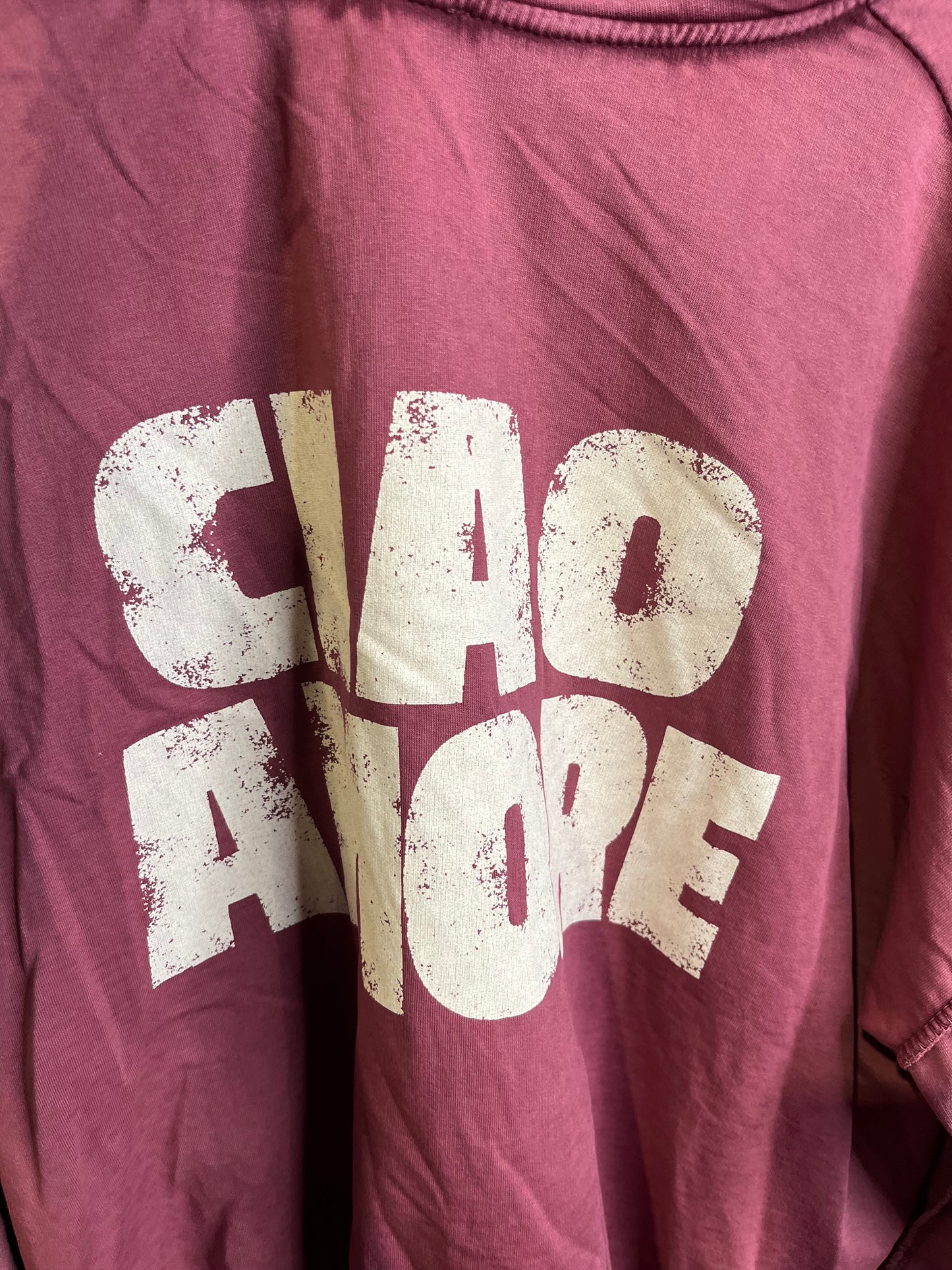 SWEAT À CAPUCHE CIAO AMORE