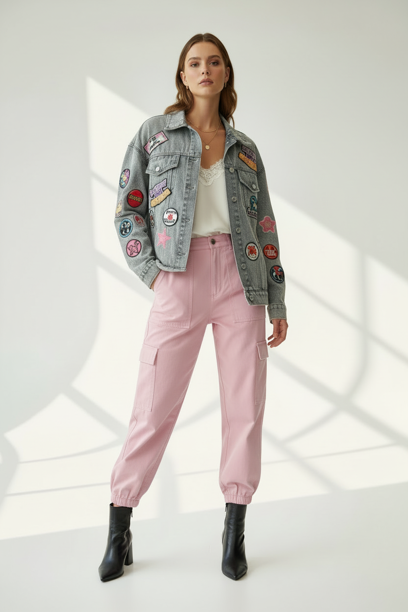 BLOUSON EN JEAN LOLA