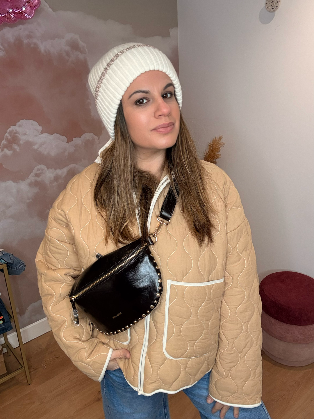 VESTE MATELASSÉE CAMEL