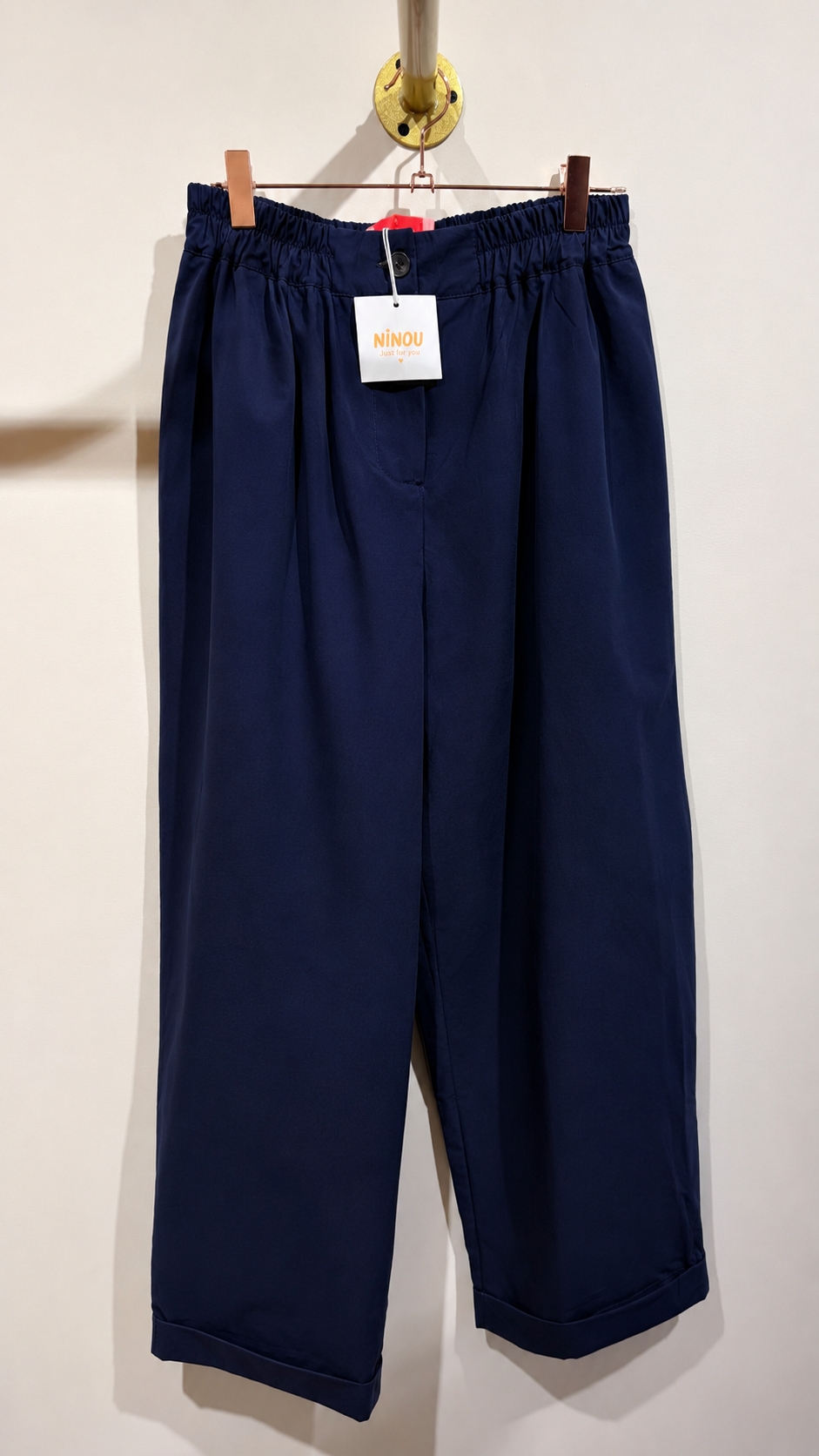 PANTALON TOILE MARINE