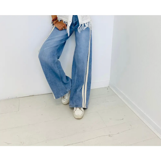 JEAN A BANDES BLANCHES