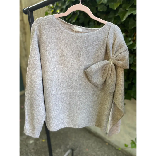 Pull cœur à strass