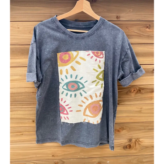 T shirt femme œil 