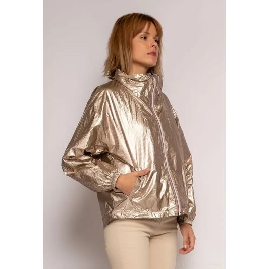 VESTE COURTE IRISEE COUPE VENT